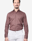 CAMICIA 100% COTONE FACILE STIRO CON FANTASIA LABIRINTO