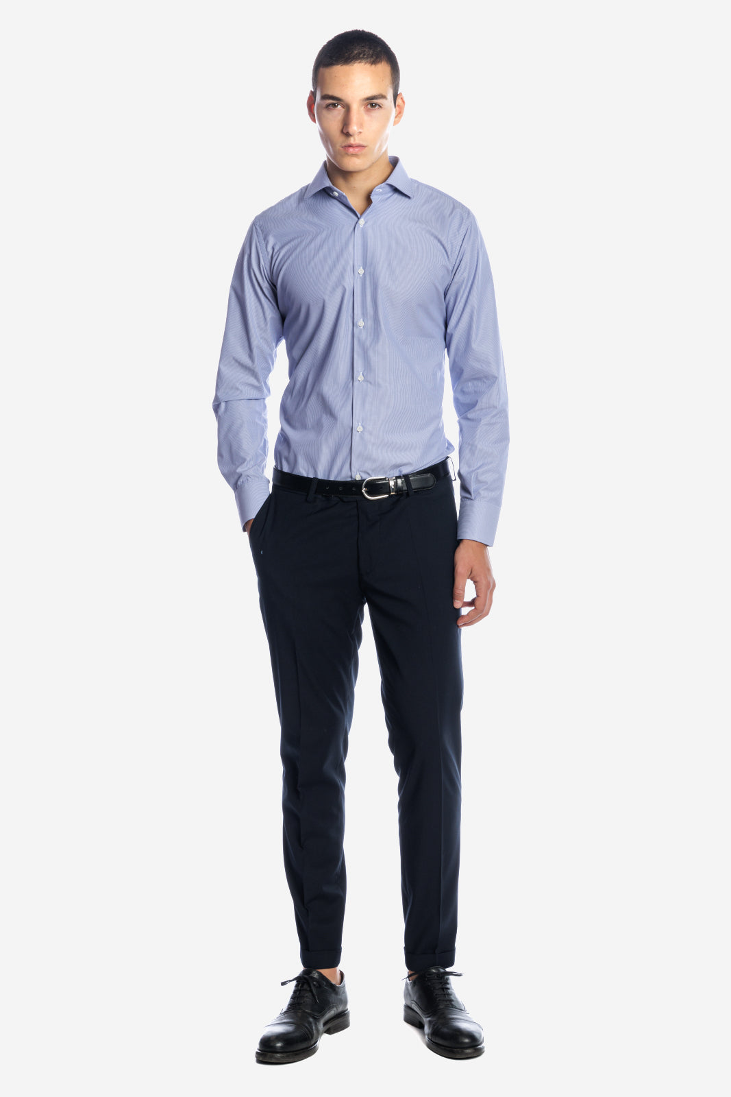 CAMICIA 100% COTONE MILLERIGHE