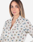 CAMICIA A FANTASIA FACILE STIRO VESPETTA DONNA