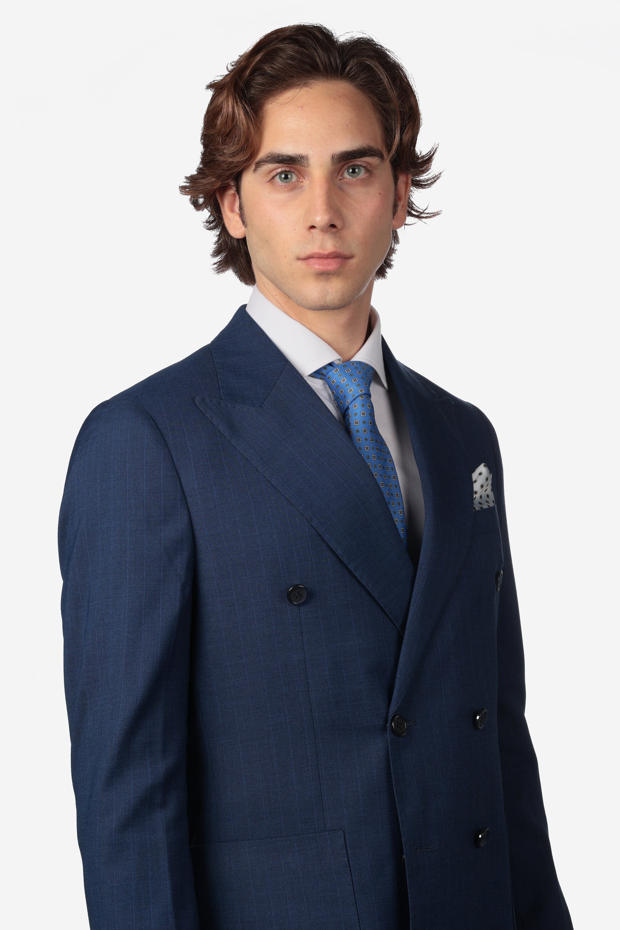 NIZZA DOUBLE BREASTED SUIT JACKET