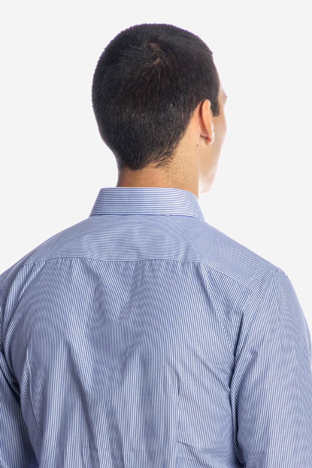 CAMICIA 100% COTONE RIGA STRETTA