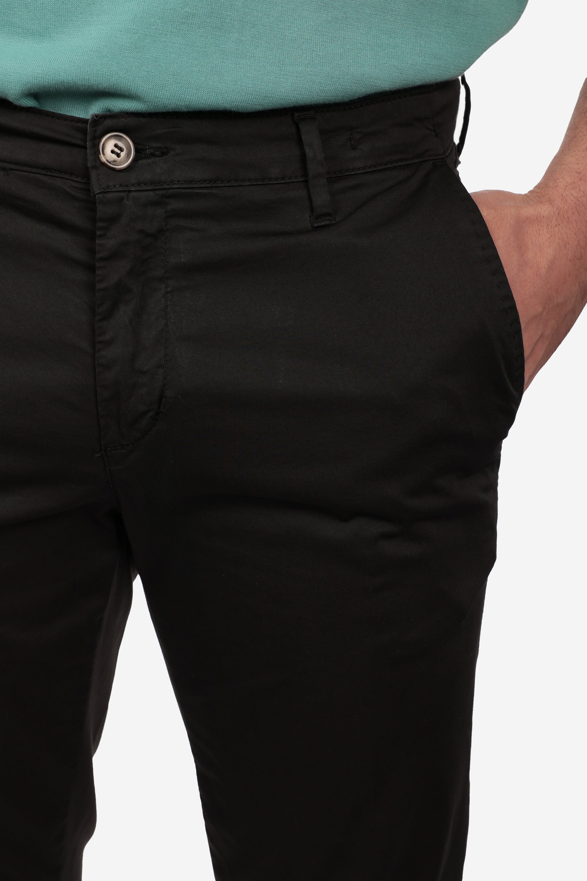 PANTALONE IN RASO DI COTONE