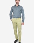 CAMICIA 100% COTONE FACILE STIRO CON FANTASIA ONDA