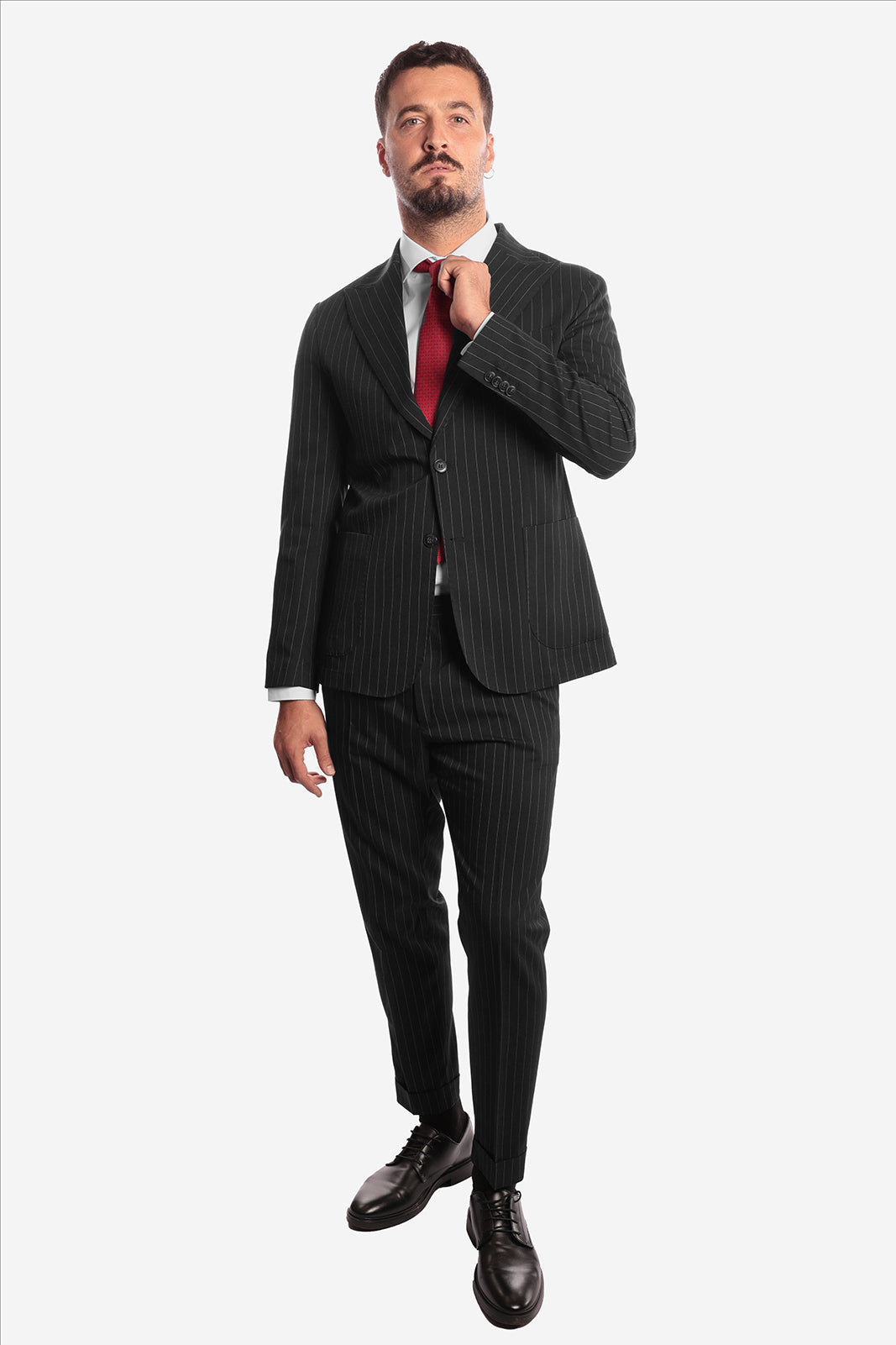SINGLE BREASTED PINSTRIPE JACKET