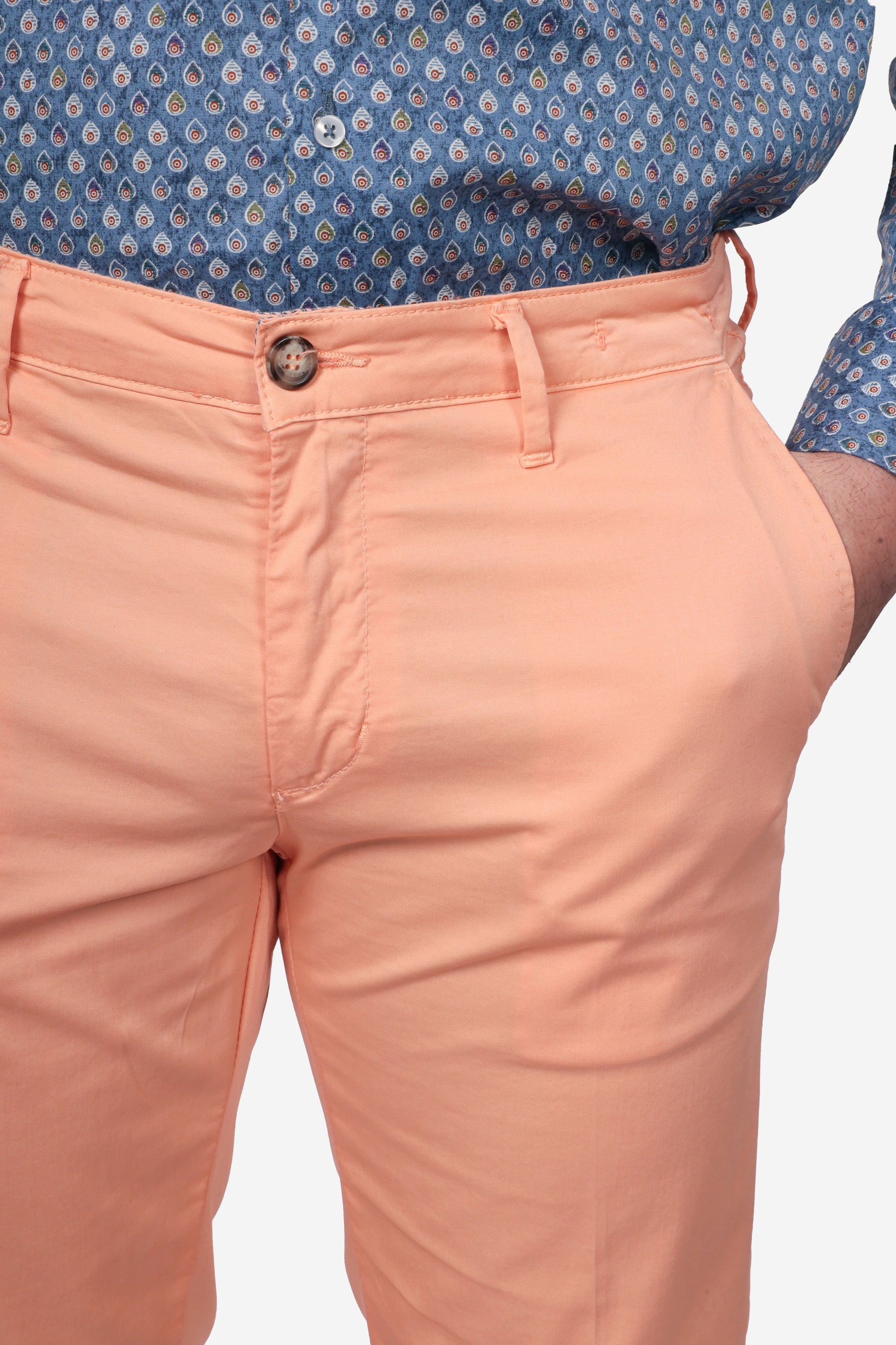 PANTALONE IN RASO DI COTONE