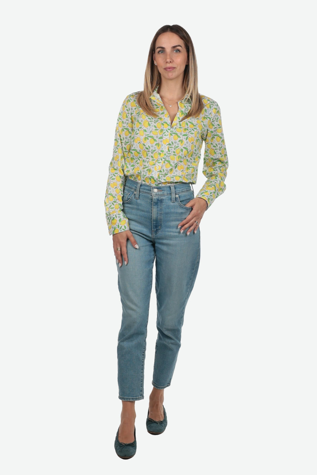 CAMICIA A FANTASIA FACILE STIRO POSITANO DONNA