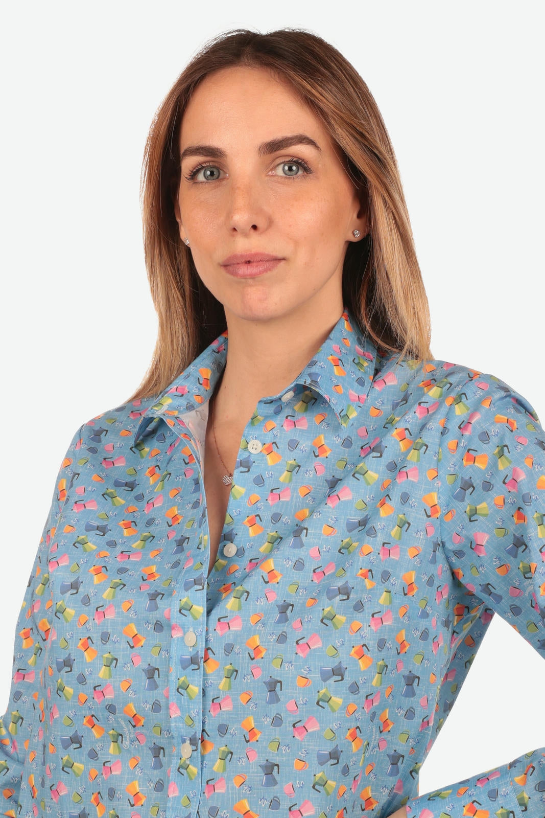CAMICIA A FANTASIA FACILE STIRO MOKA