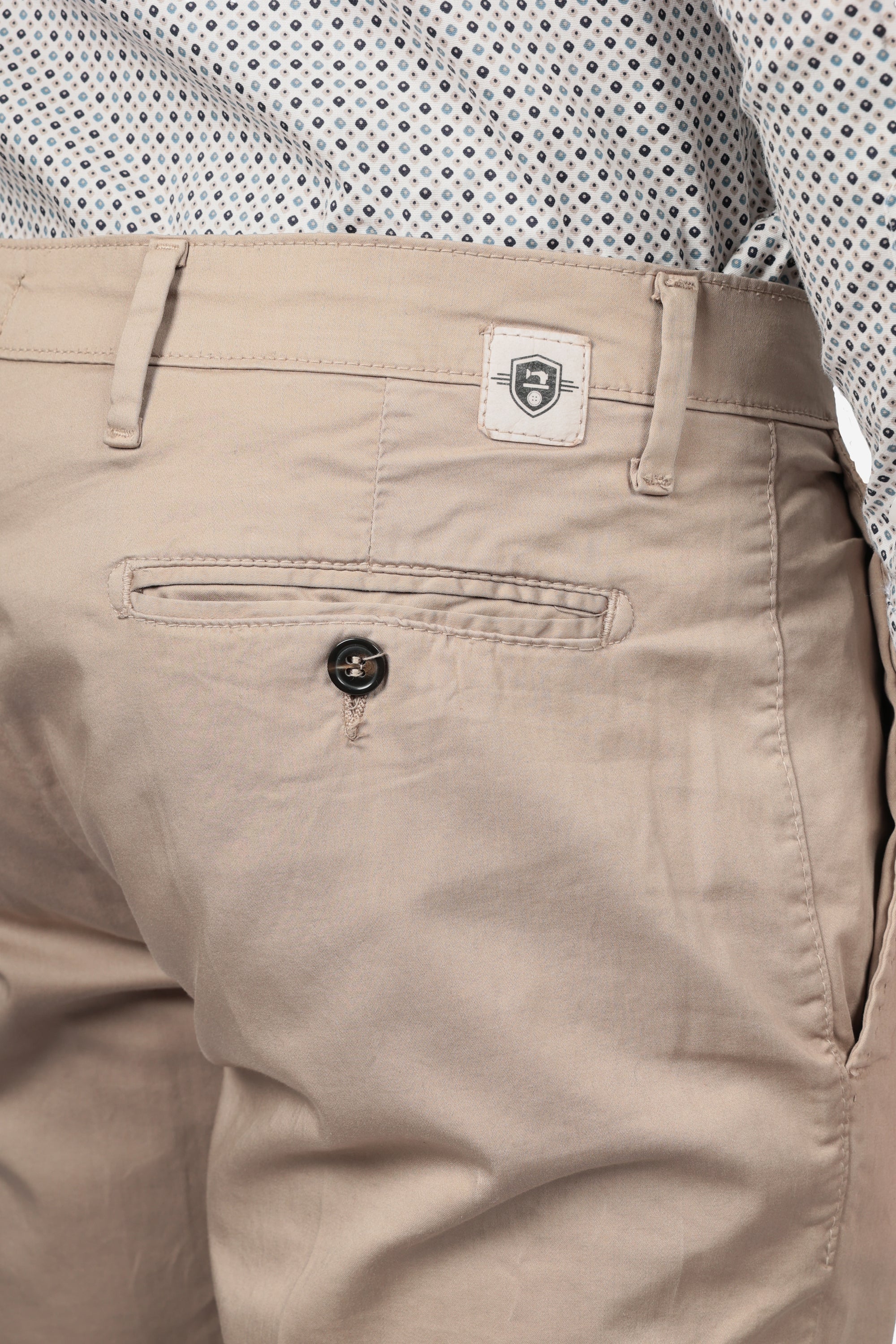 PANTALONE IN RASO DI COTONE