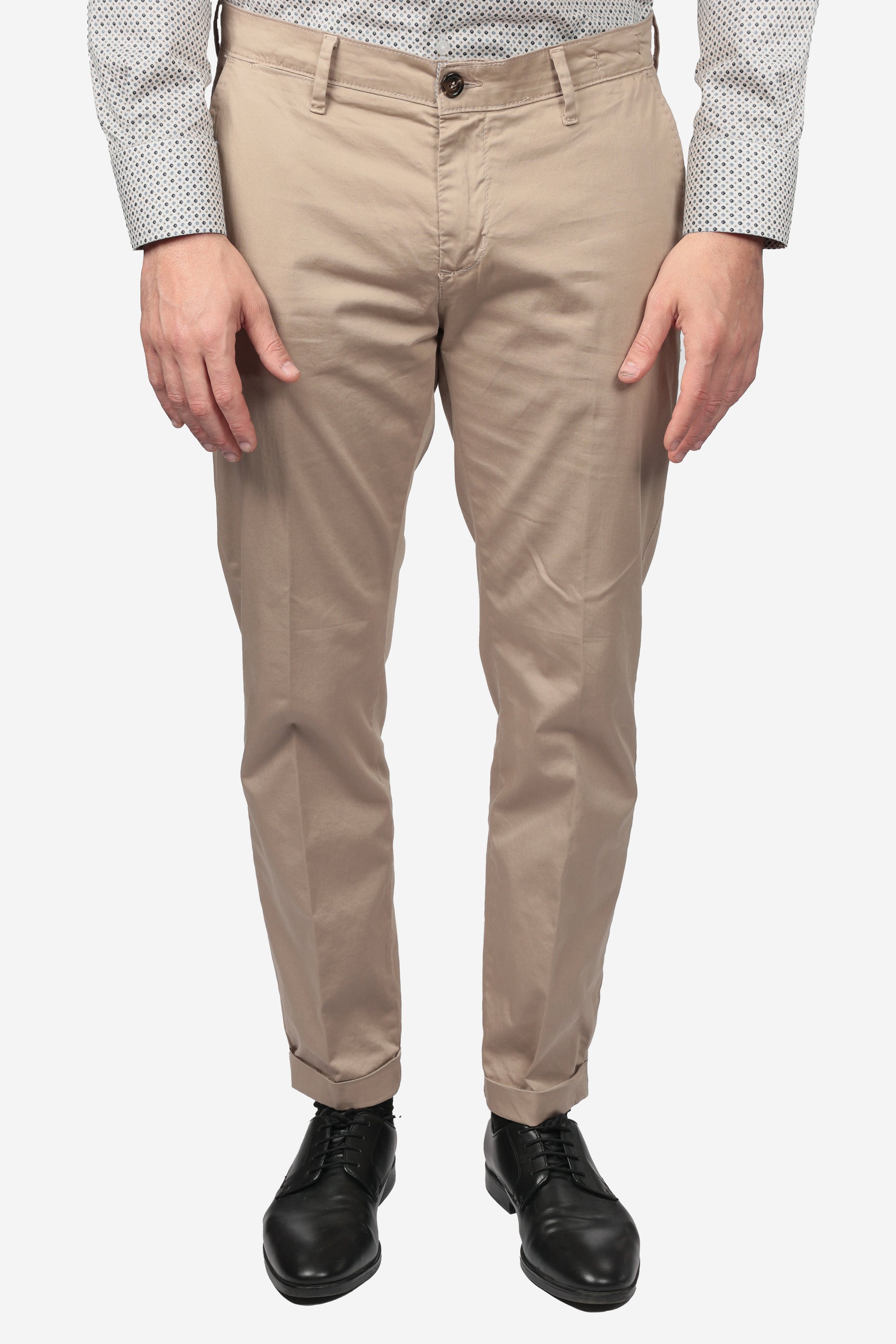 PANTALONE IN RASO DI COTONE