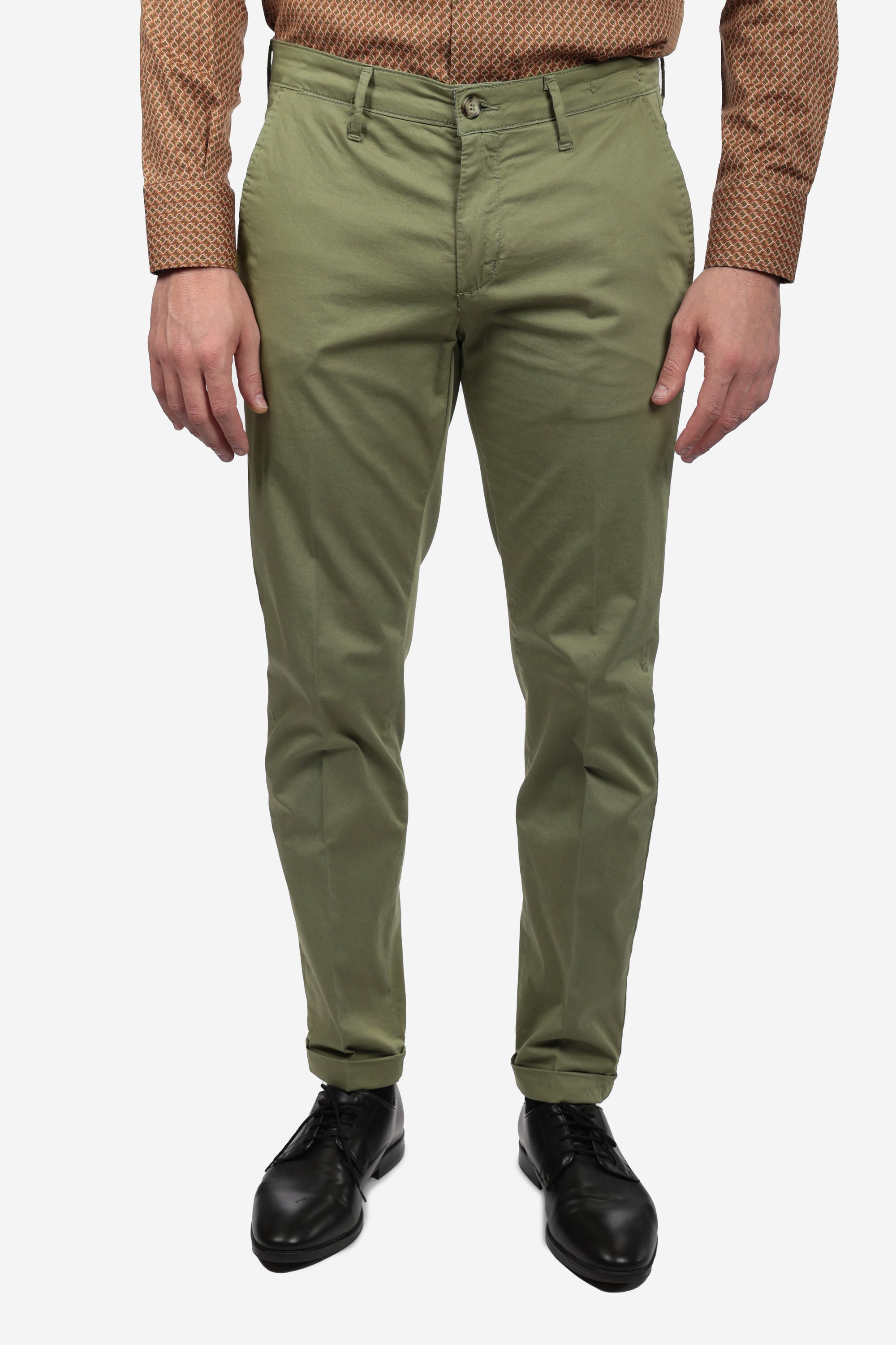PANTALONE IN RASO DI COTONE