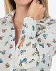 CAMICIA A FANTASIA FACILE STIRO VESPETTA DONNA