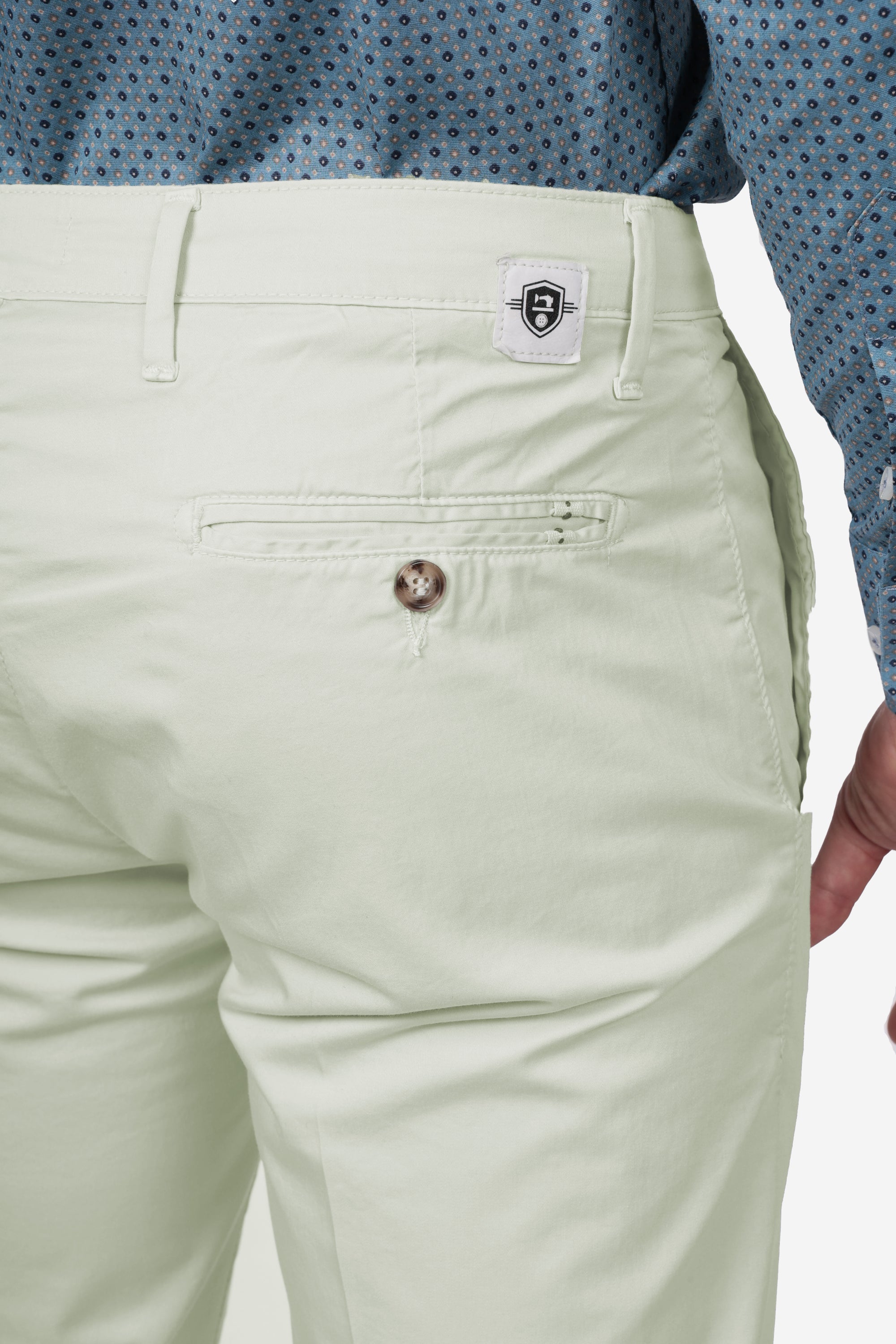 PANTALONE IN RASO DI COTONE