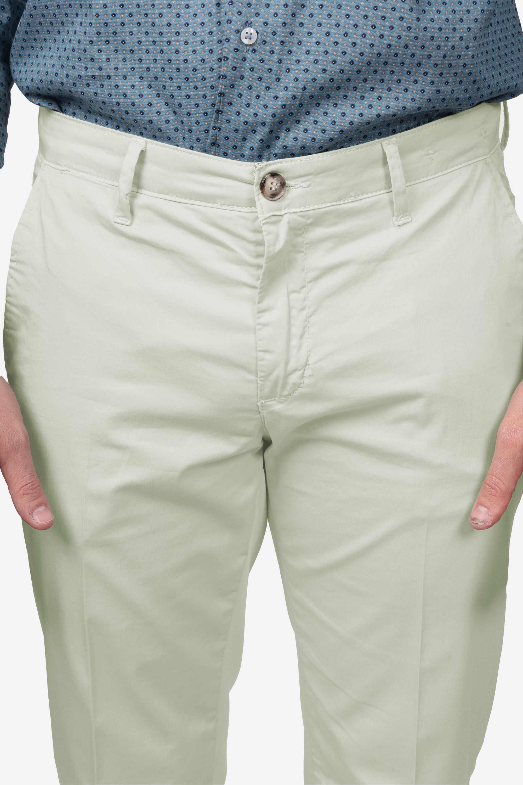 PANTALONE IN RASO DI COTONE