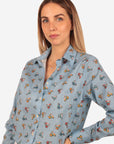CAMICIA A FANTASIA FACILE STIRO VESPETTA DONNA