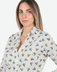 CAMICIA A FANTASIA FACILE STIRO VESPETTA DONNA