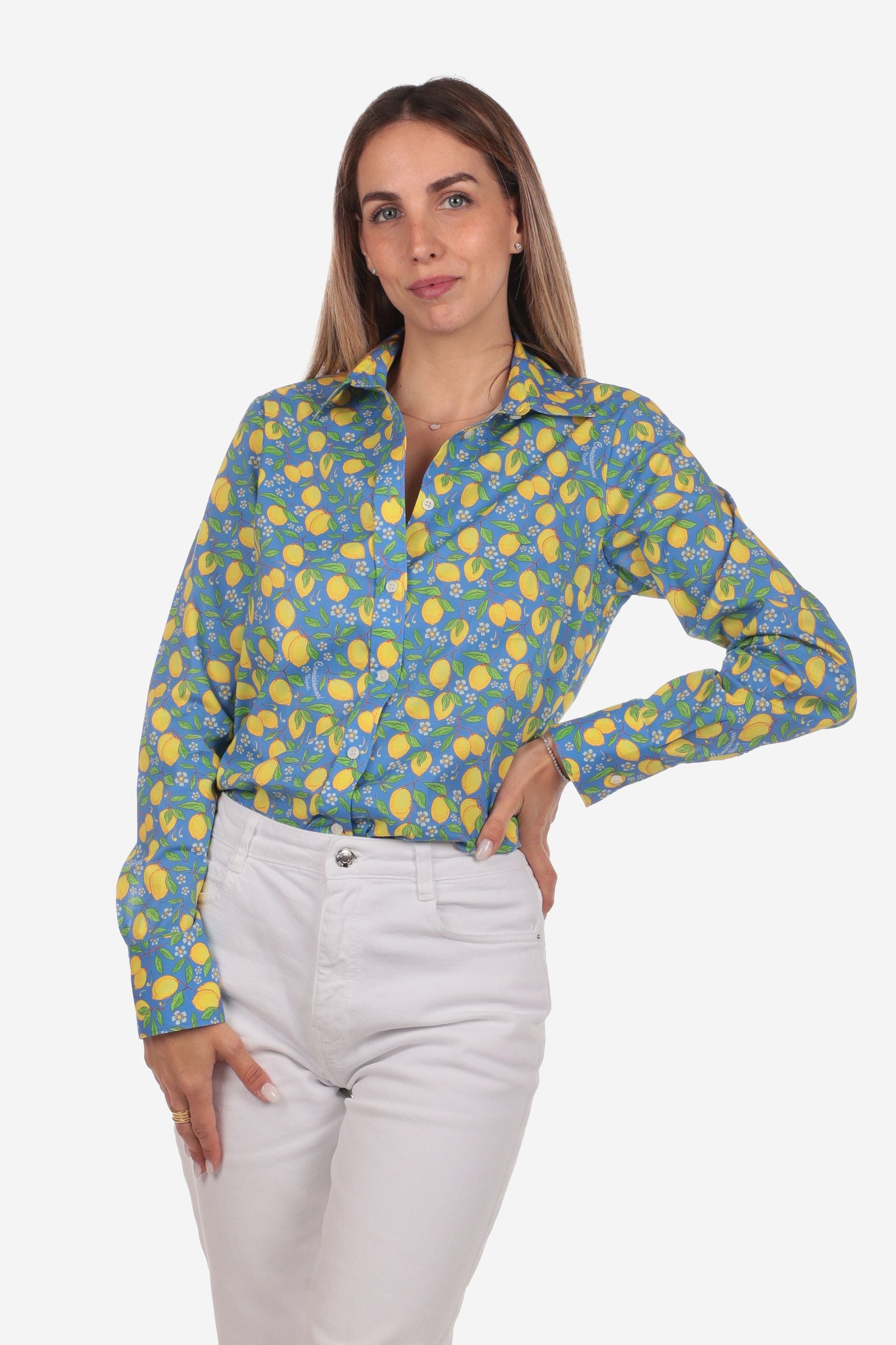 CAMICIA A FANTASIA FACILE STIRO POSITANO DONNA