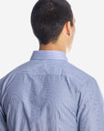 Camicia riga stretta 100% cotone