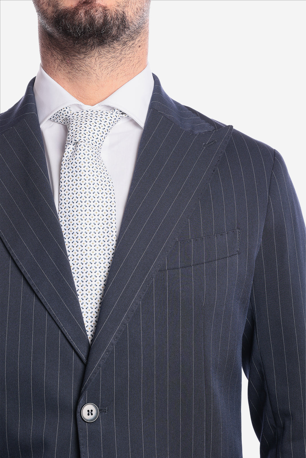 SINGLE BREASTED PINSTRIPE JACKET