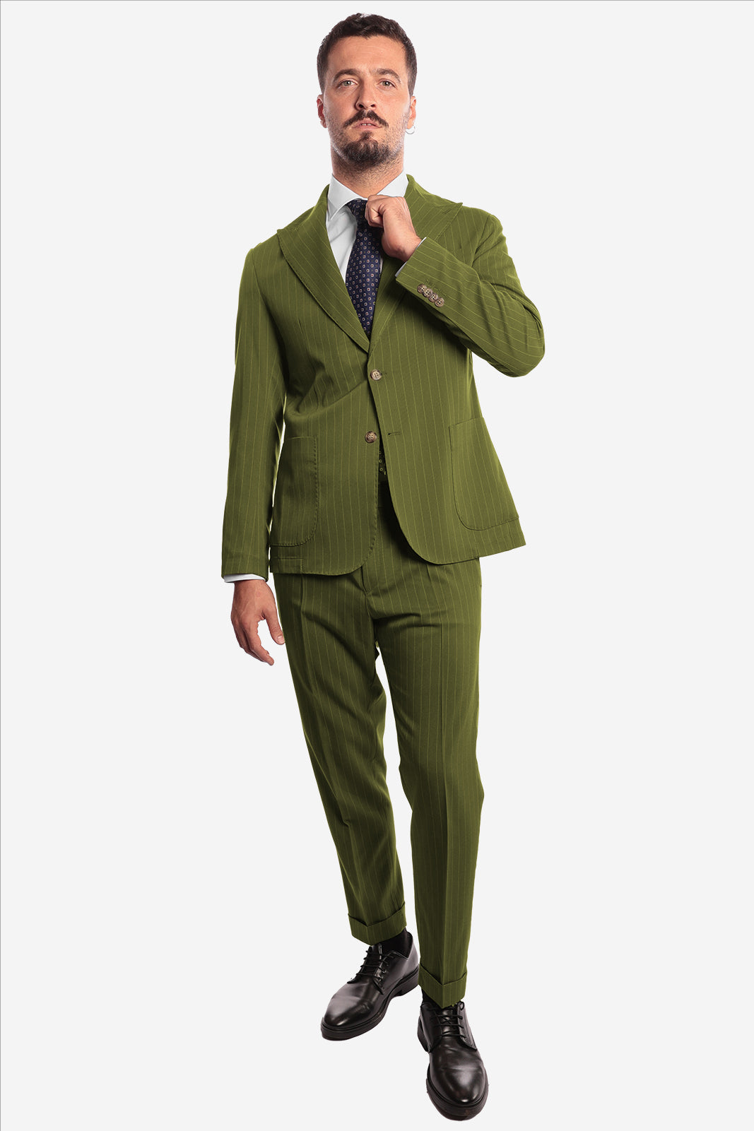 SINGLE BREASTED PINSTRIPE JACKET