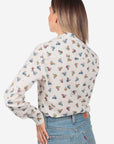 CAMICIA A FANTASIA FACILE STIRO VESPETTA DONNA