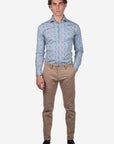 CAMICIA A FANTASIA FACILE STIRO MOKA