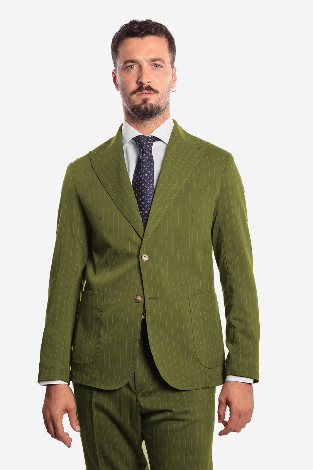 SINGLE BREASTED PINSTRIPE JACKET
