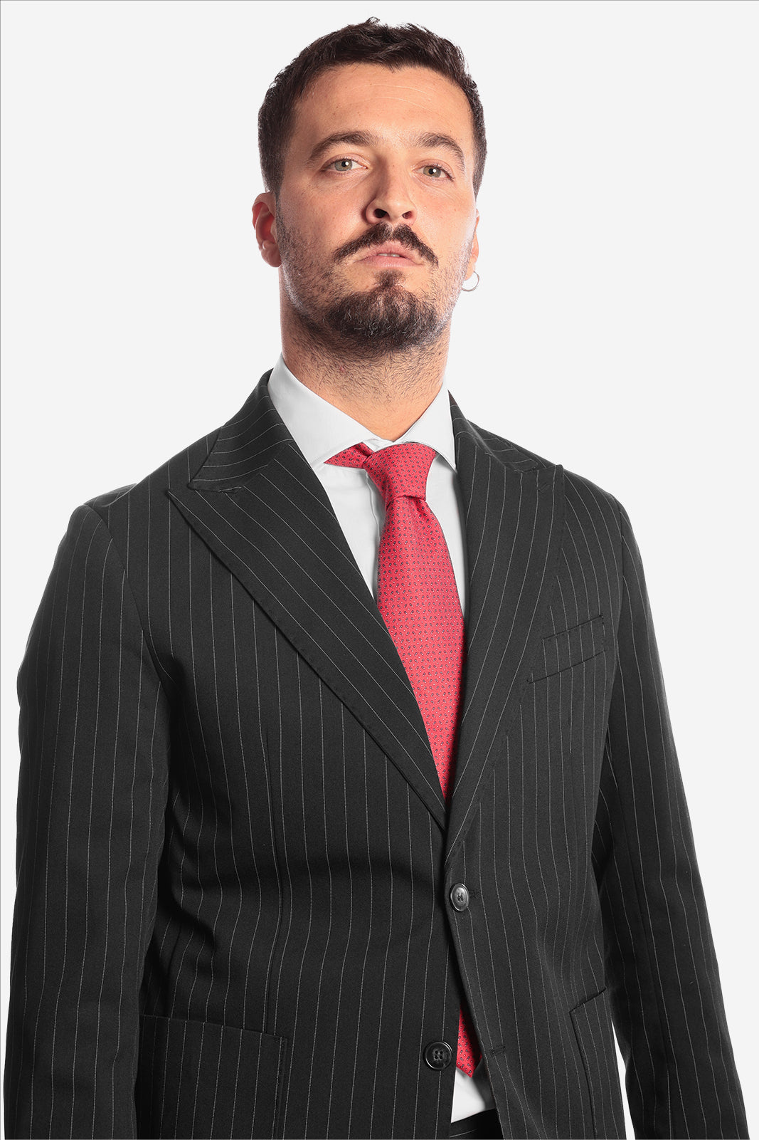 SINGLE BREASTED PINSTRIPE JACKET