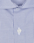 CAMICIA 100% COTONE RIGA STRETTA
