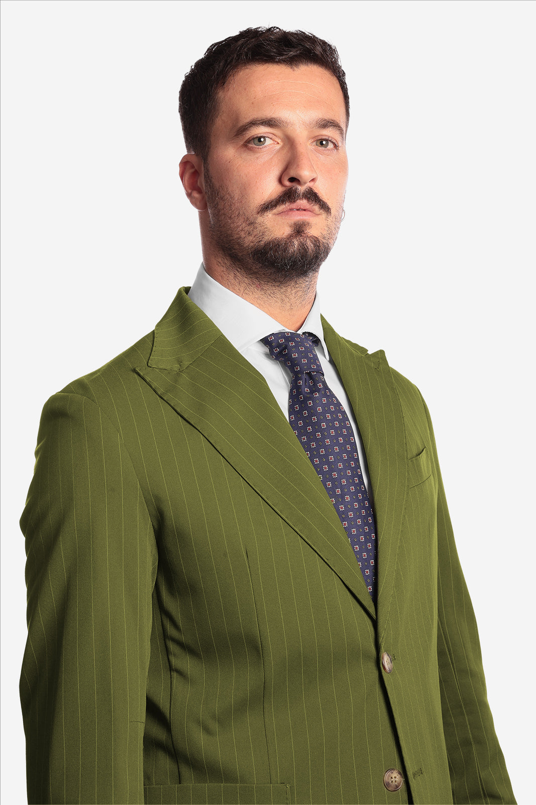 SINGLE BREASTED PINSTRIPE JACKET
