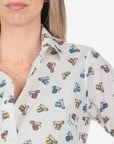 CAMICIA A FANTASIA FACILE STIRO VESPETTA DONNA