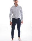 CAMICIA 100% COTONE RIGA MEDIA
