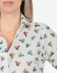 CAMICIA A FANTASIA FACILE STIRO VESPETTA DONNA