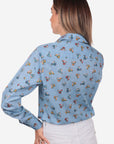CAMICIA A FANTASIA FACILE STIRO VESPETTA DONNA