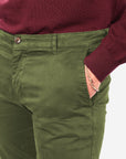 PANTALONE IN RASO DI COTONE CALDO
