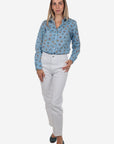 CAMICIA A FANTASIA FACILE STIRO VESPETTA DONNA