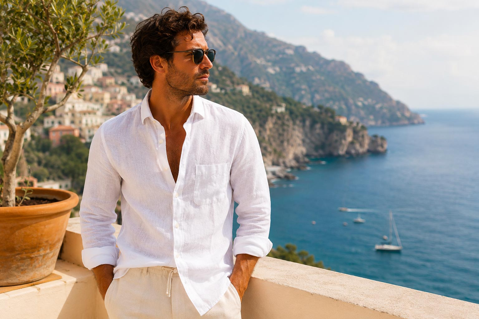 Camicia di lino uomo: come abbinarla, quando indossarla e perché è il capo dell'estate
