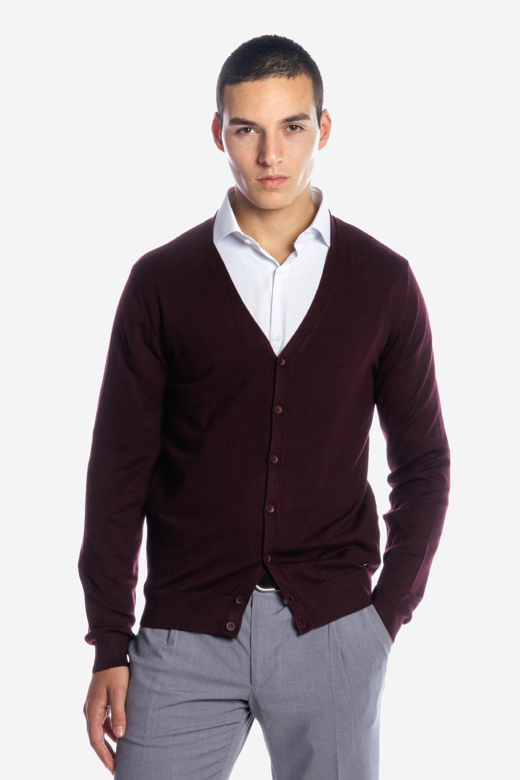 Cardigan in viscosa