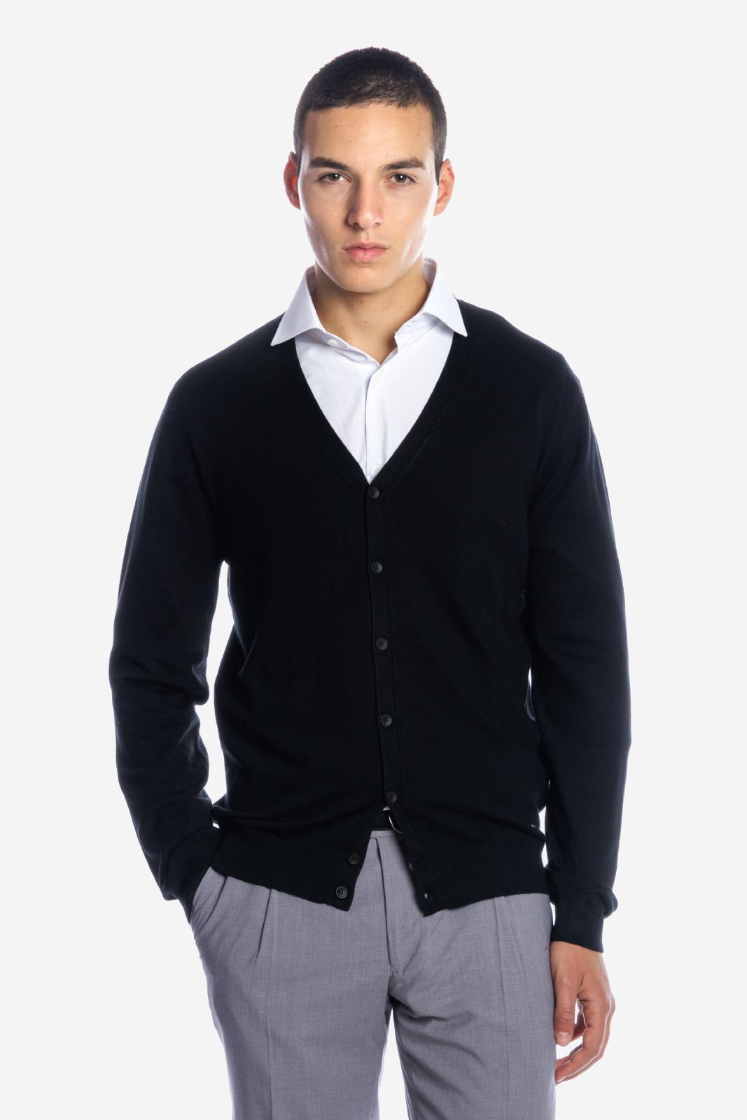 Cardigan in viscosa