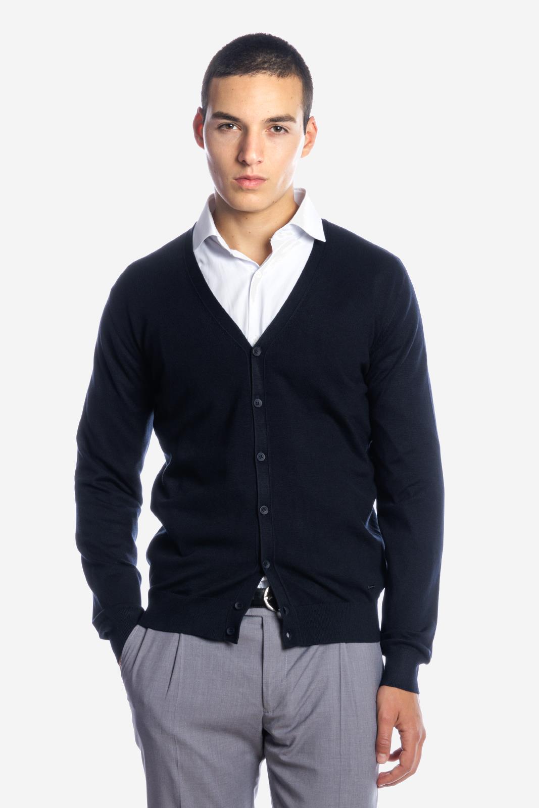 Cardigan in viscosa