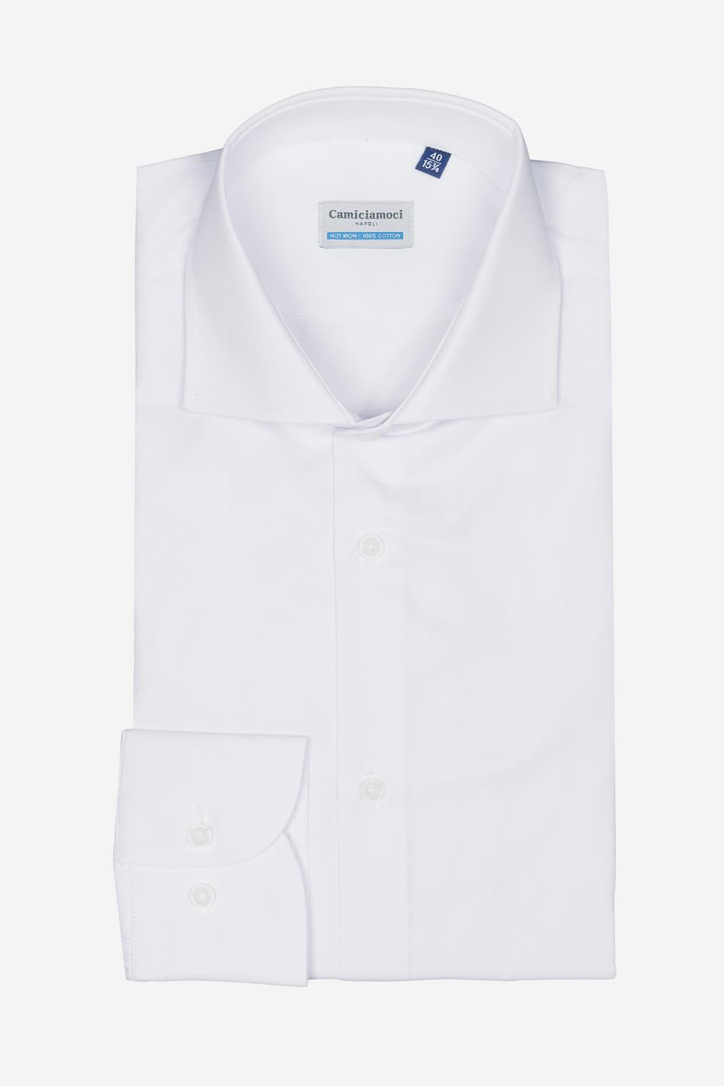 Camicia 100% cotone tinta unita