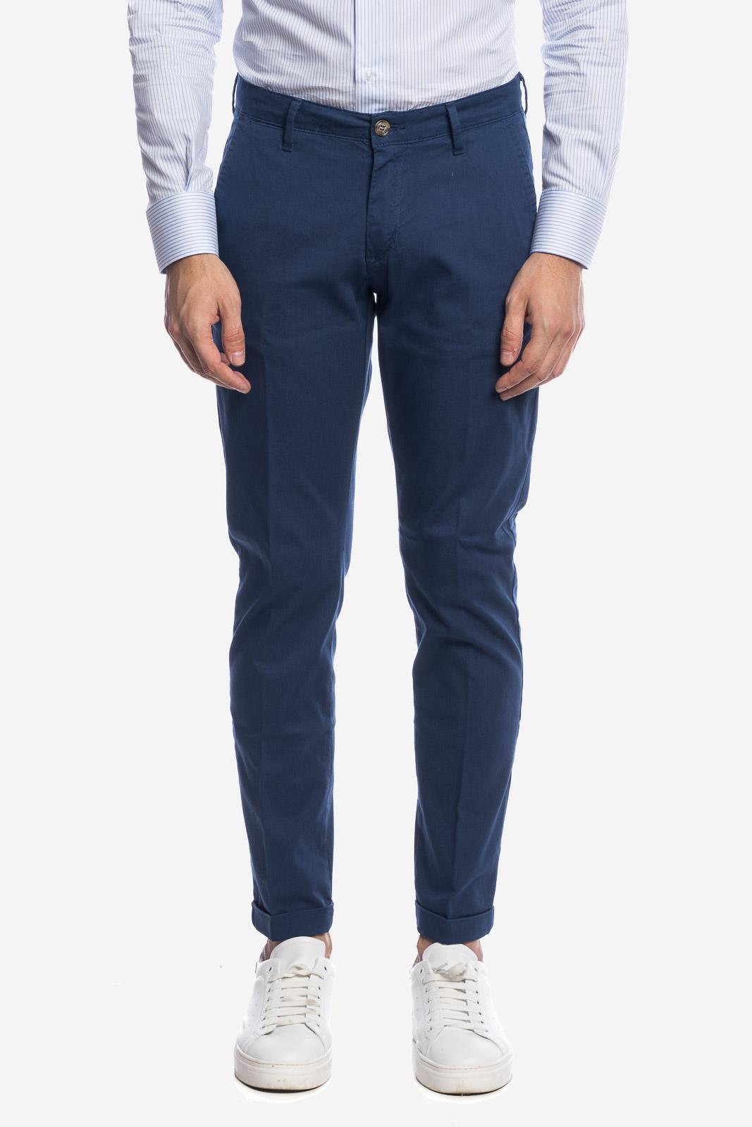 PANTALONE DI RASO COTONE ARMATURATO