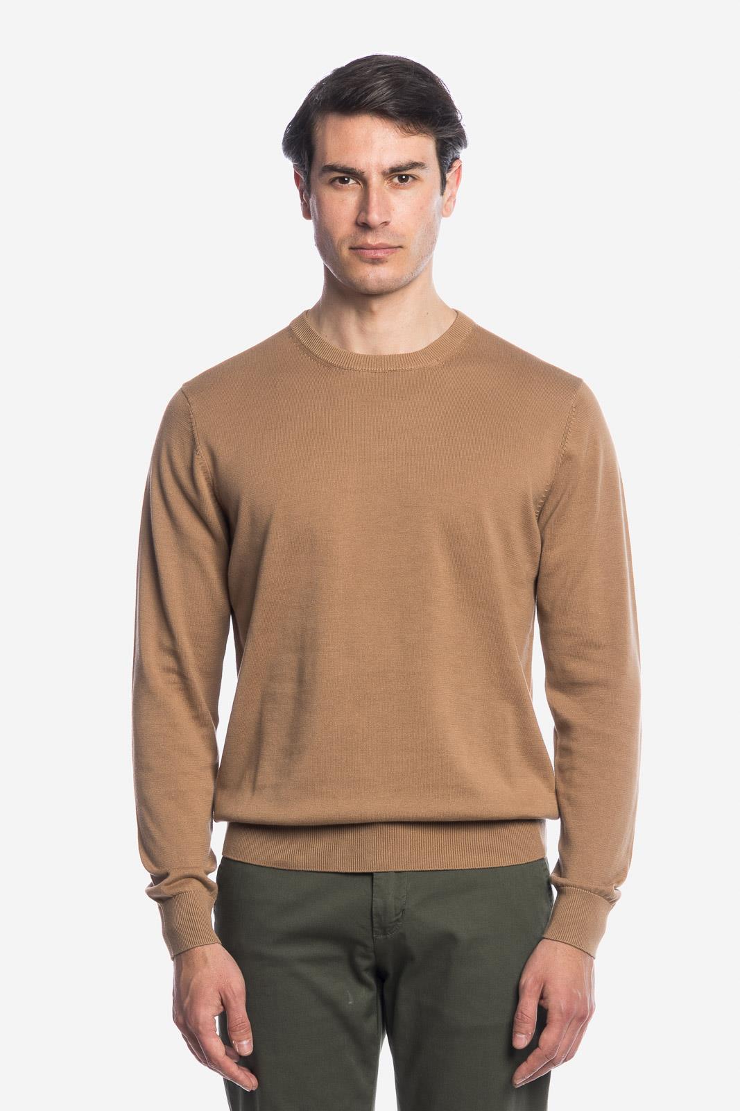 MAGLIA DI FILO IN COTONE MANICA LUNGA