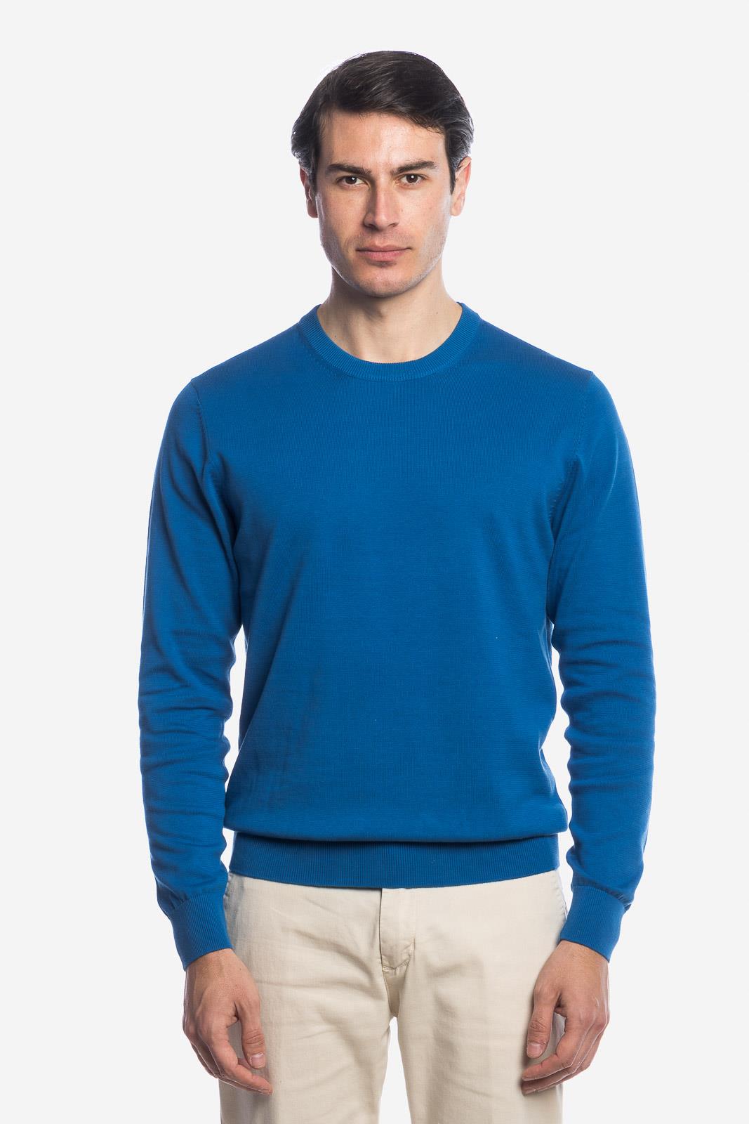 MAGLIA DI FILO IN COTONE MANICA LUNGA