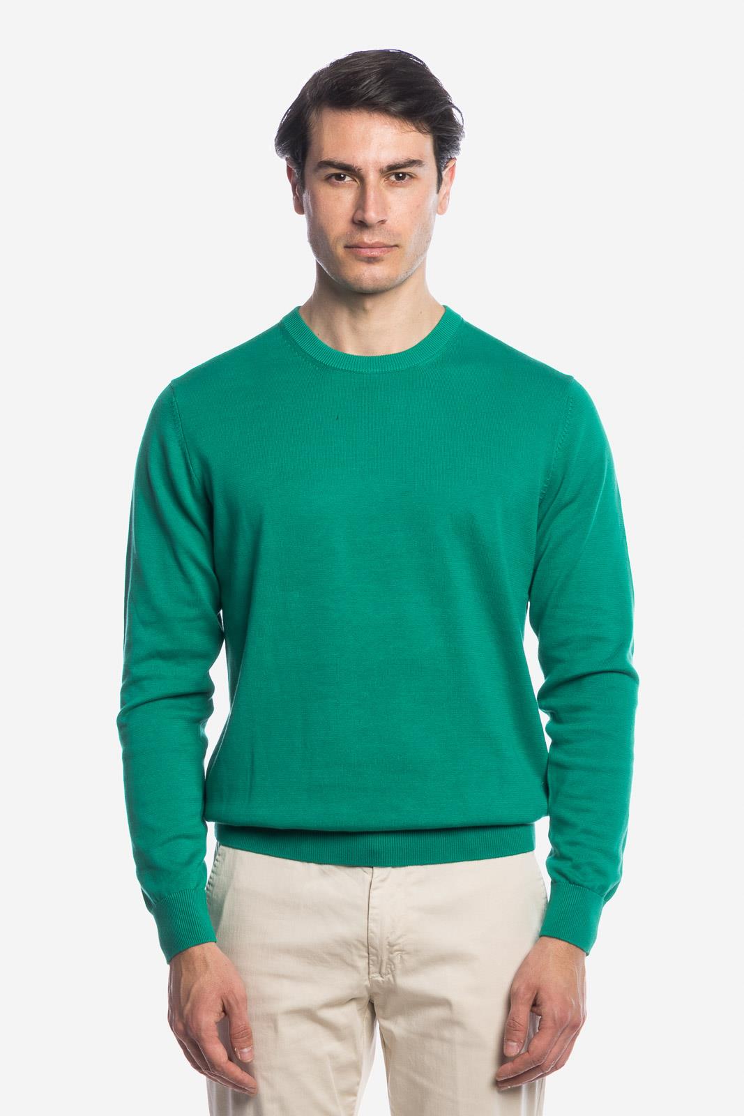 MAGLIA DI FILO IN COTONE MANICA LUNGA