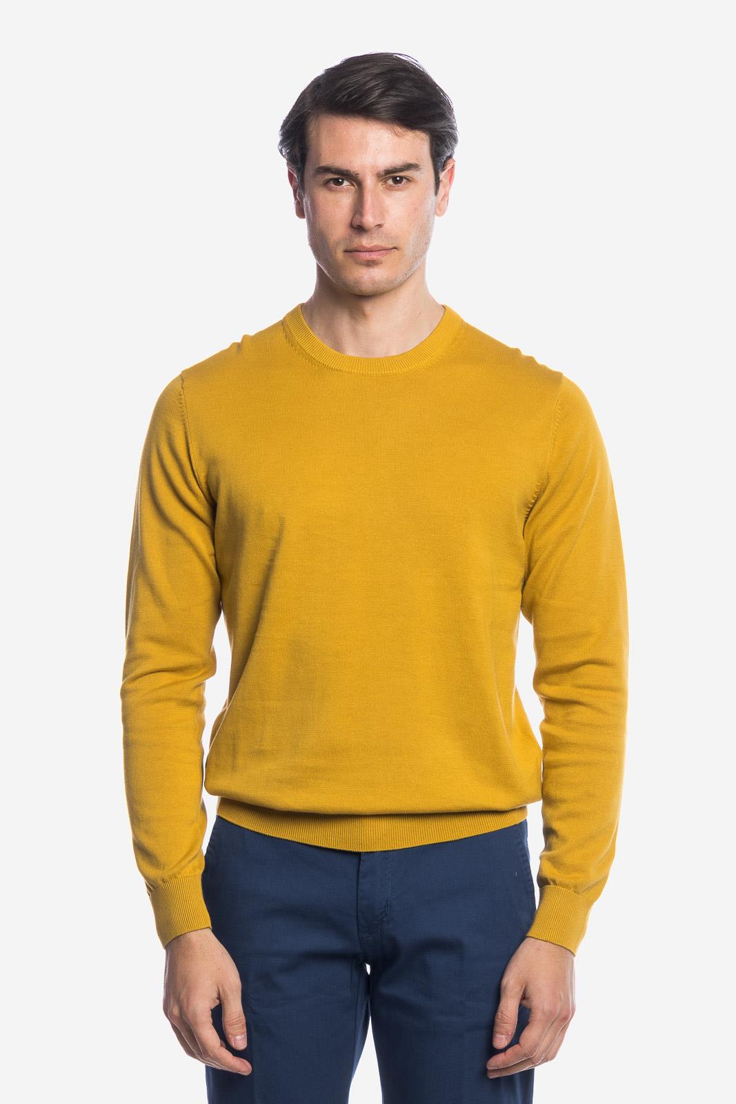 MAGLIA DI FILO IN COTONE MANICA LUNGA