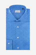 Camicia facile stiro a fantasia aereo