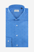 Camicia facile stiro a fantasia aereo