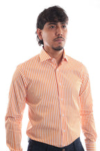 Camicia in riga extra larga 100% cotone