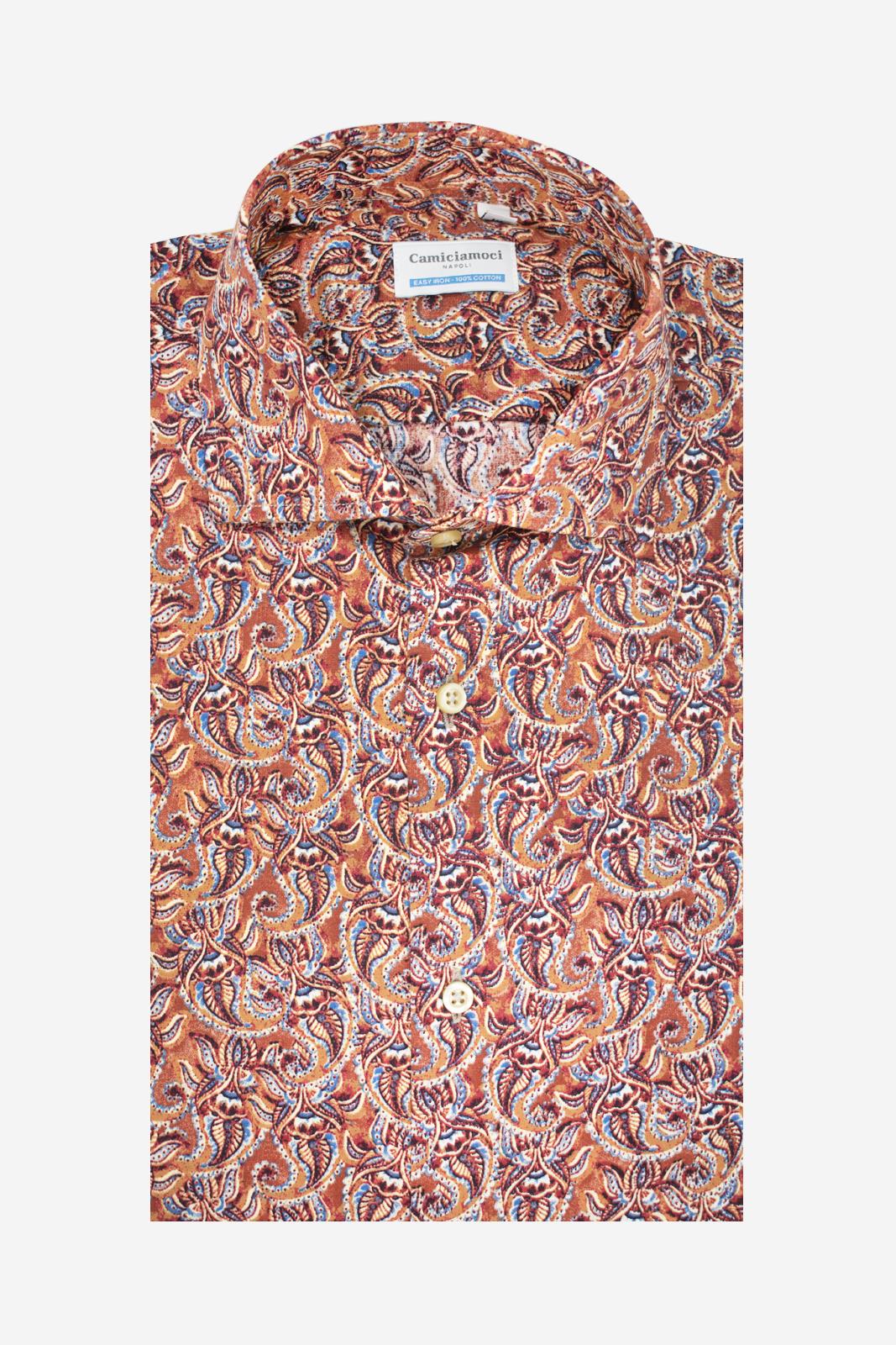 CAMICIA A FANTASIA FOGLIA