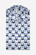 CAMICIA FANTASIA GRANCHIO BLU